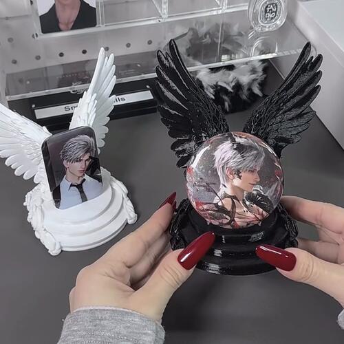 天使之翼谷子收纳展示摆台小众