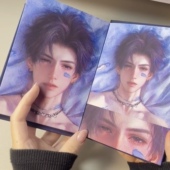 小红书同款 恋与深空折页画册祁煜尾鱼高颜值二次元 收藏送朋友礼物