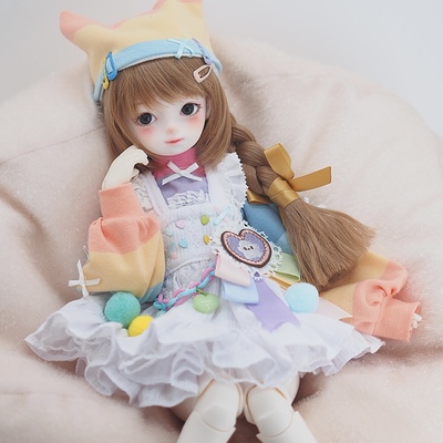 taobao agent BJD neon 4 -point baby, bear girl msd rabbit girl mdd rabbit bean bean bean bean bear body men and women can be worn