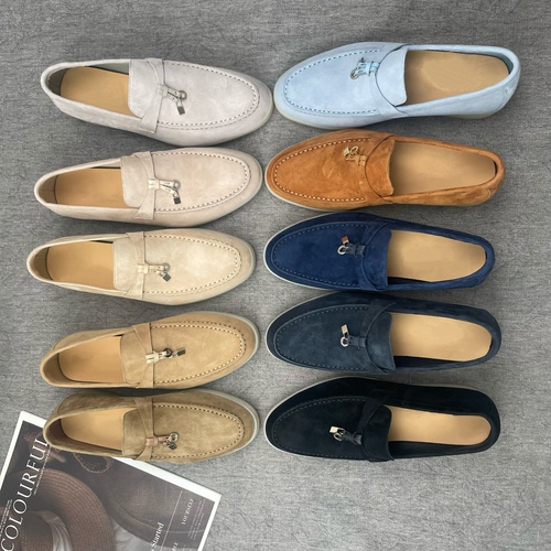 【渠道顶板】超软~乐福鞋女lp一脚蹬单鞋真皮平底休闲懒人流苏扣