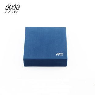 FOUR NINES 999.9眼镜框正品收纳盒 绒面三宫格收纳眼镜盒