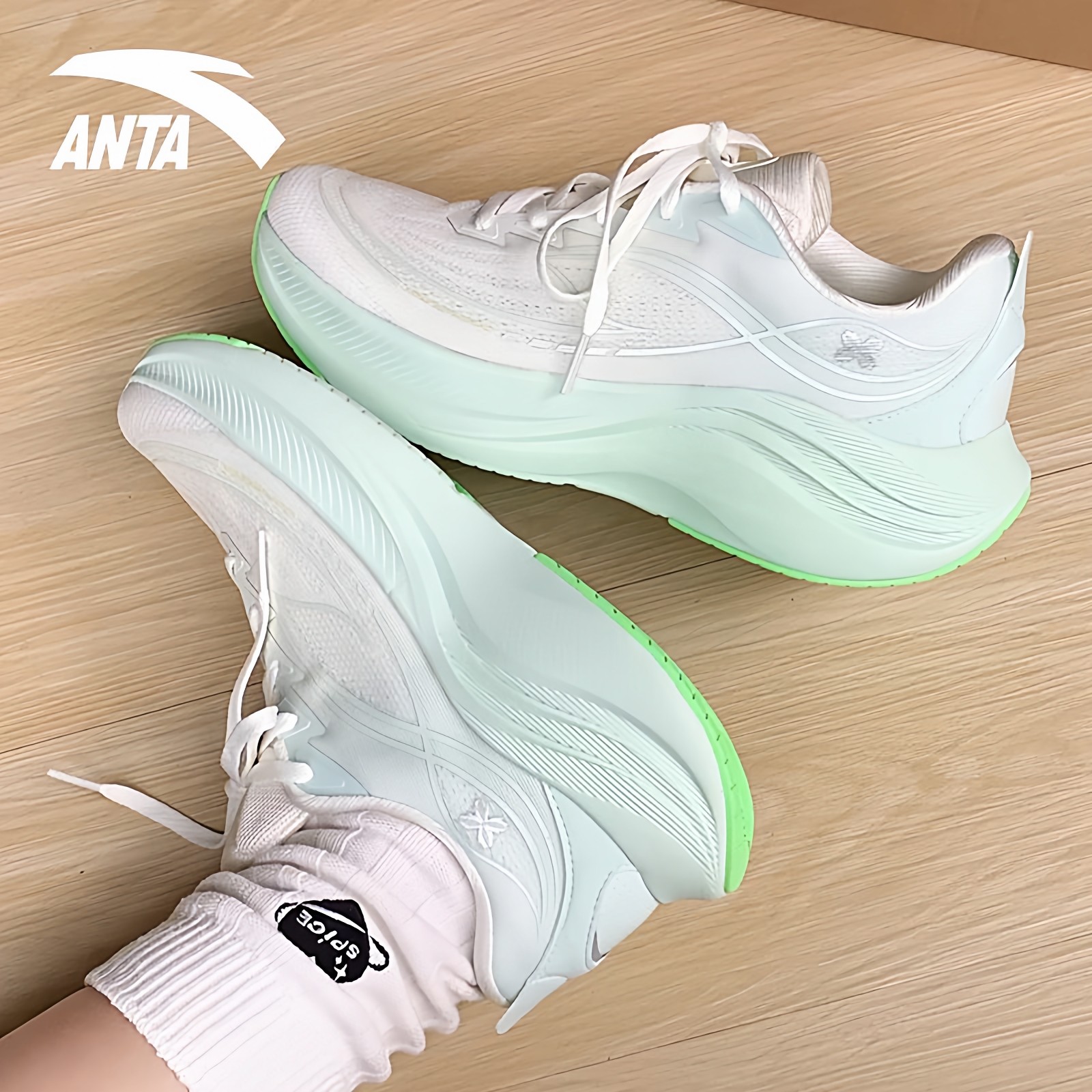 安踏叶子6运动鞋女2026新款轻便减震跑步鞋女生羽毛球鞋慢跑鞋,运动鞋new,跑步鞋,淘宝优惠券,粉丝福利购,淘宝优惠卷