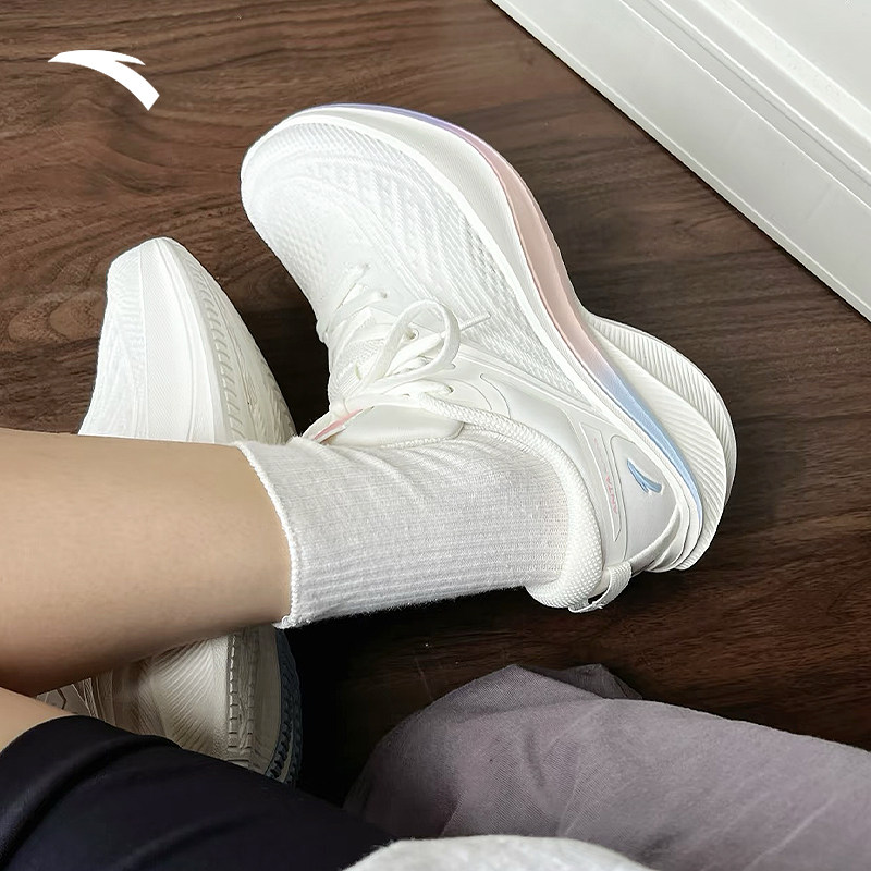 安踏叶子5运动鞋女跑鞋冬季新款轻便软底增高透气休闲女款跑步鞋,运动鞋new,跑步鞋,淘宝优惠券,粉丝福利购,淘宝优惠卷