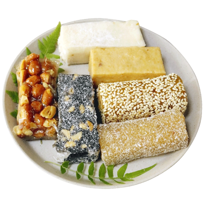 芝麻糕糕点软糖花生酥猪油糖糕