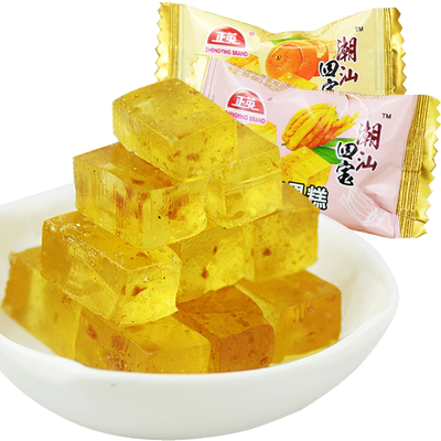 喜糖正英九制陈皮果老香四宝软糖