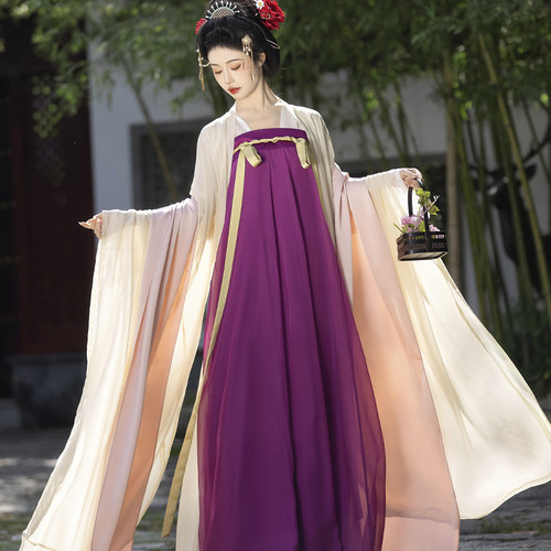 楚汉灵韵汉服套装唐风