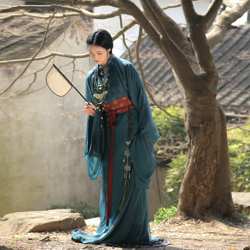 楚汉灵韵战国袍小菱形纹复原款马山楚墓N15复原汉服,女装/女士精品,汉服套装,淘宝优惠券,粉丝福利购,淘宝优惠卷