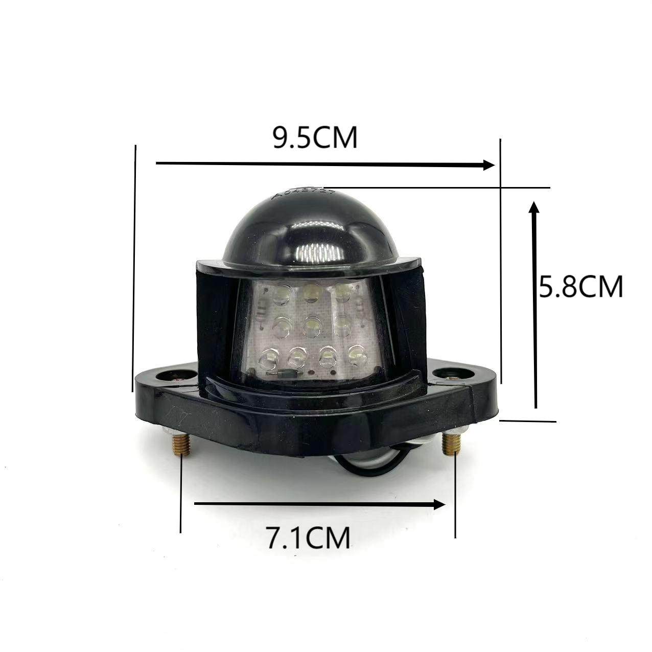 货车年检挂车油罐车福田重陕汽房车工程车清障车环卫车客车牌照灯