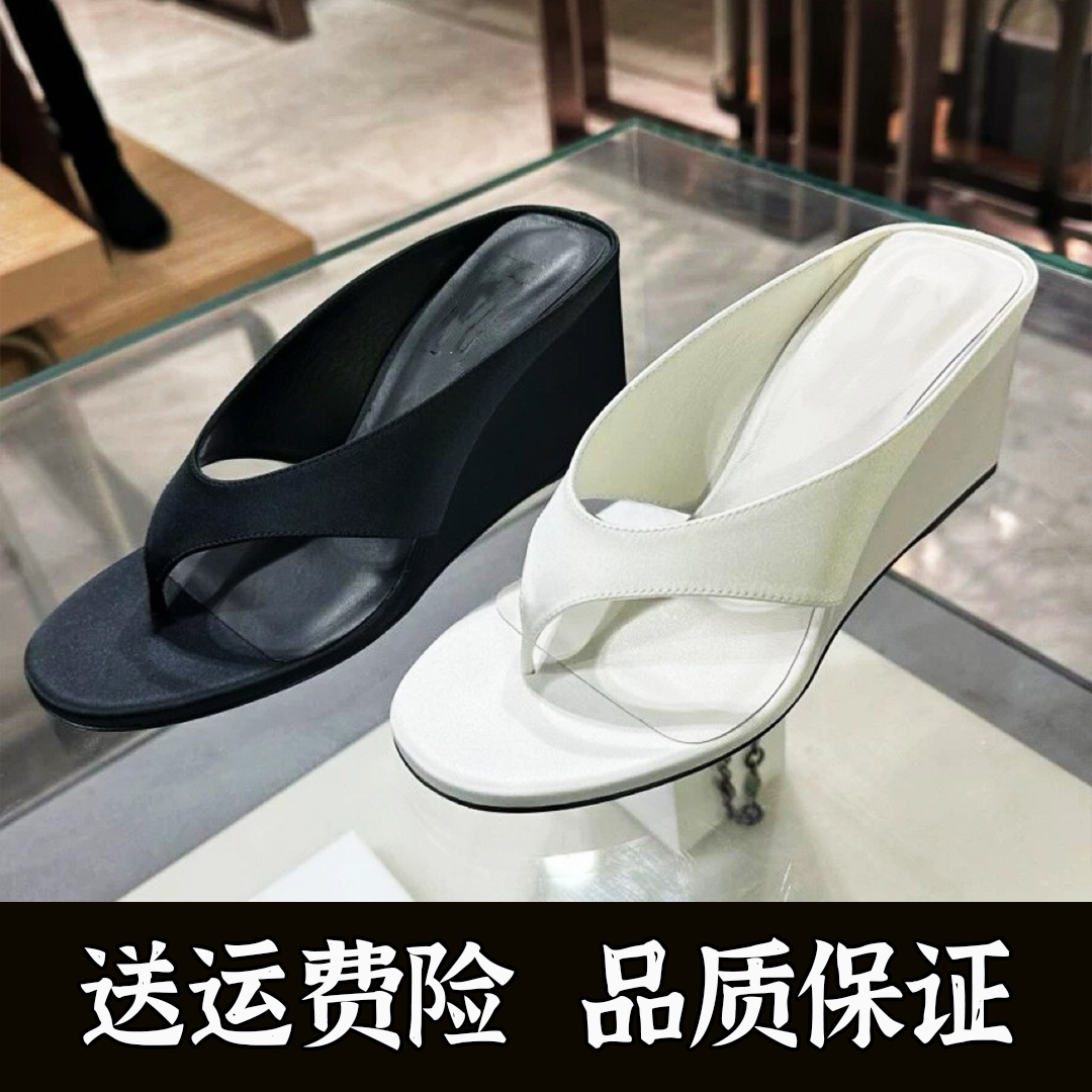 厚底人字拖鞋女夏外穿2025新款坡跟夹脚拖鞋增高7cm沙滩鞋凉拖鞋