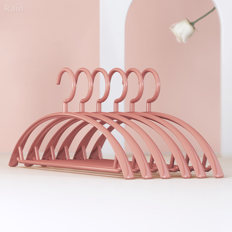 成人款无痕防滑衣架防肩角家用挂架多功能晾衣架塑料衣撑挂钩晾架