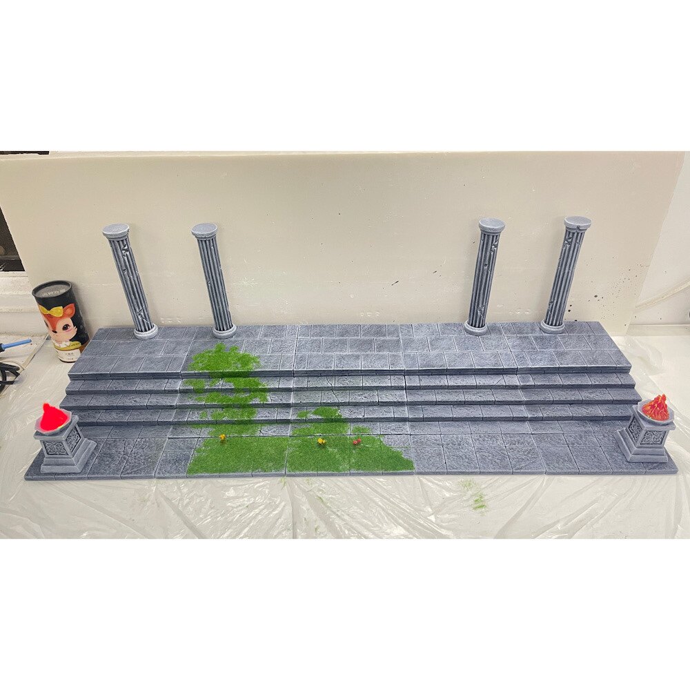 硬汉模型场景制作圣斗士圣衣神话手工配件圣域冥界整体定制方案