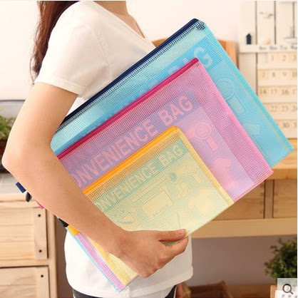 防水网格拉链票据办公考试资料