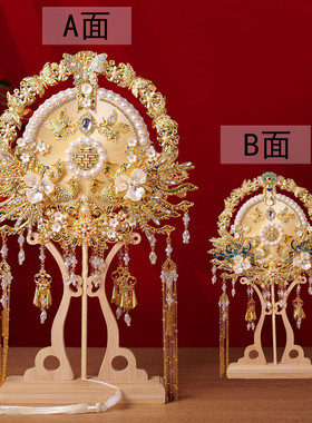 中式新娘团扇送老外礼品国风扇