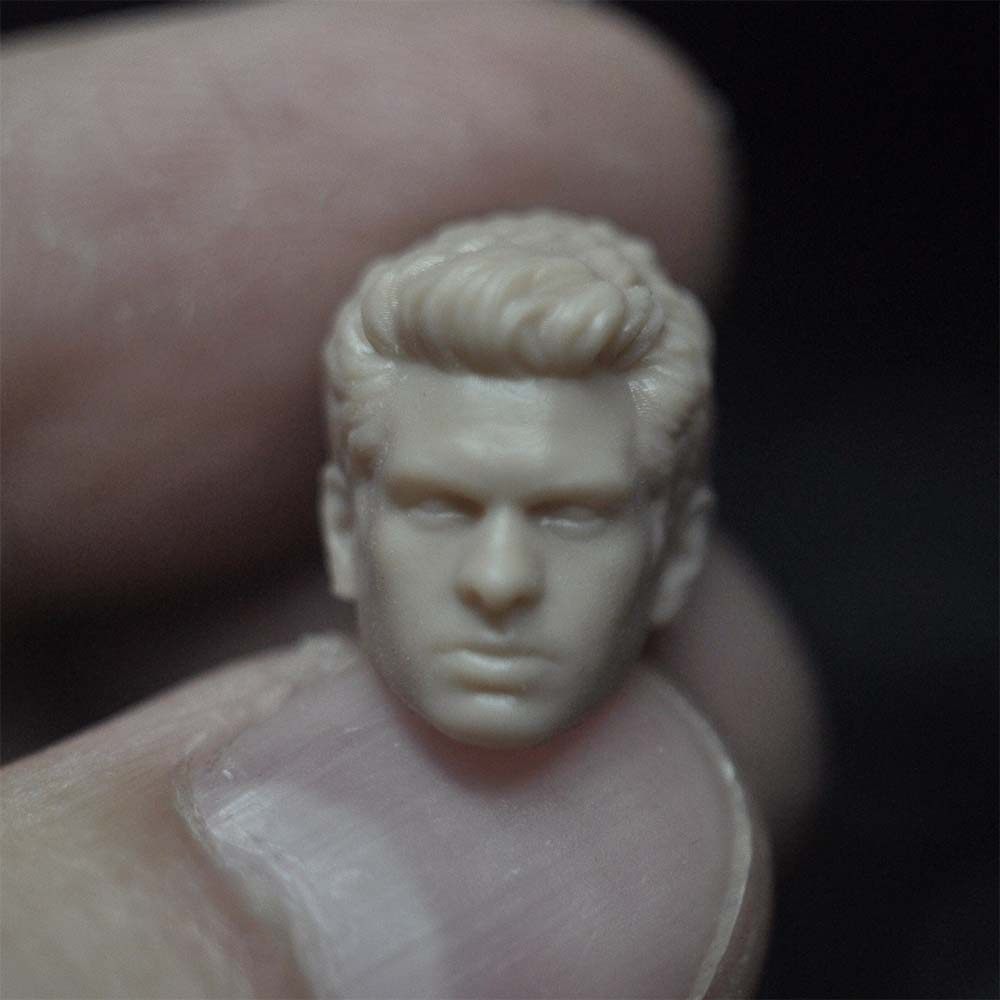 1/18 3.75寸 蜘蛛侠 安德鲁加菲尔德 暗源 真人头雕 白膜