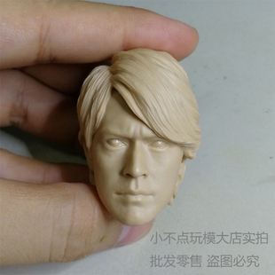 1/6 金城武白模 头雕 亚洲帅哥 长发三七分 台湾偶像DIY