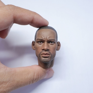 1/6 兵人 威尔史密斯头雕 黑衣人 我是传奇 Men In Black