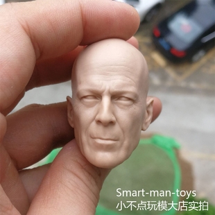 1/6白模头雕 虎胆龙威 终极警探 Die Hard 布鲁斯威利斯 老布
