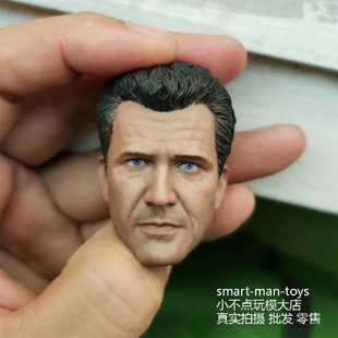 1/6 兵人配件 轰天炮 梅尔吉布森头雕