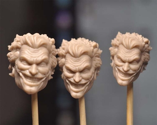 1/12 6寸 ML Mezco Mafex 漫画版 邪恶表情 梦魇小丑头雕 白膜