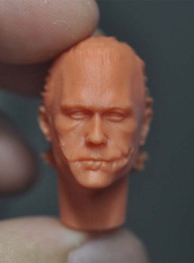 1/12 6寸 ml shf mafex 小丑真人头雕 希斯莱杰 creg1.0劫匪 白膜