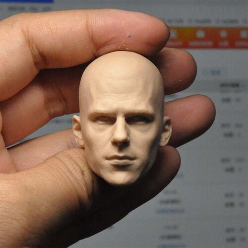 1/6 莱克斯卢瑟 Lex Luthor 白模 兵人配件