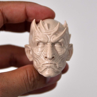 1/6白模头雕 权力的游戏 夜王 异鬼 兵人配件