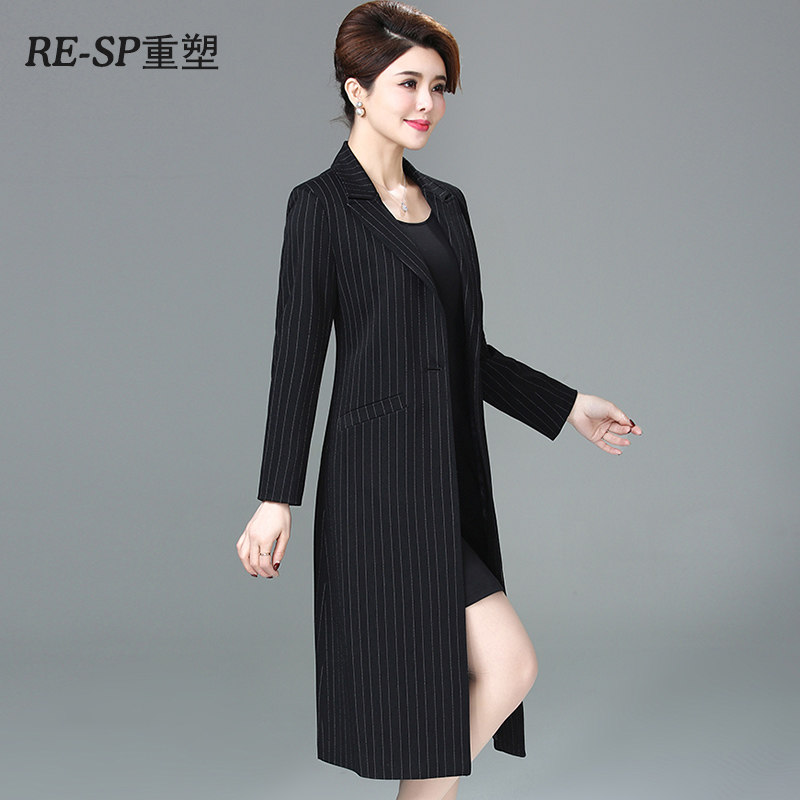 2020春装新品高端显瘦中长款风衣女中老年洋气妈妈装中年春秋女装