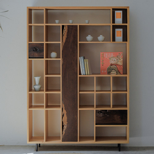 侘寂博古架储物设计感野木