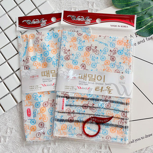 专用 韩国进口weaver搓澡巾洗澡巾手套细纹不伤皮肤不疼双面女男士