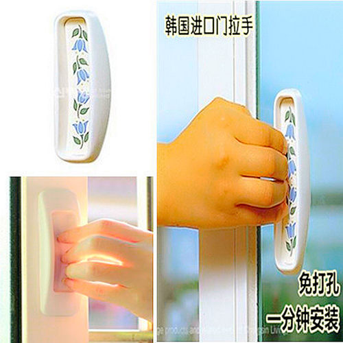 粘贴式韩国浴室卫生间玻璃门拉手