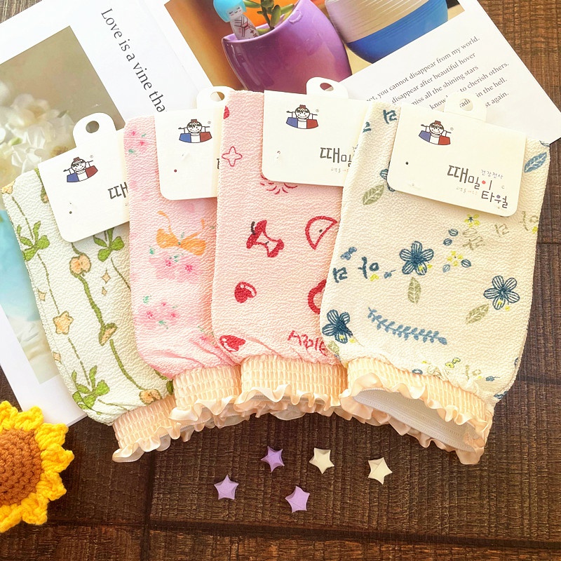 韩国搓澡巾家用细砂搓泥手套搓灰