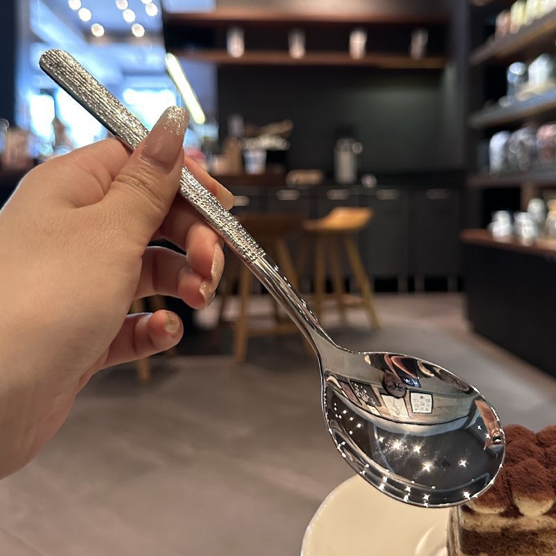 不锈钢长柄勺汤勺吃饭勺