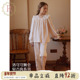 RoseTree女童睡衣2025新款 春秋季 纯棉儿童女孩公主风中大童家居服