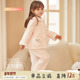 法兰绒女孩宝宝家居服套装 rosetree女童珊瑚绒睡衣儿童冬季 加厚款