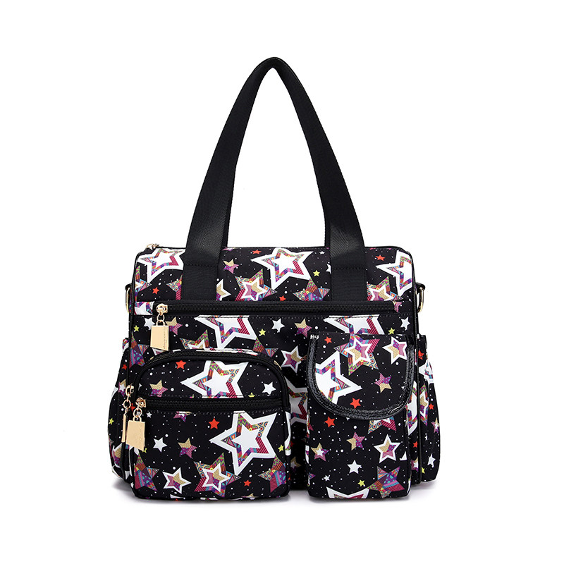 盛装舞步欧美新款尼龙单肩包斜跨大容量休闲百搭牛津布女包潮S5