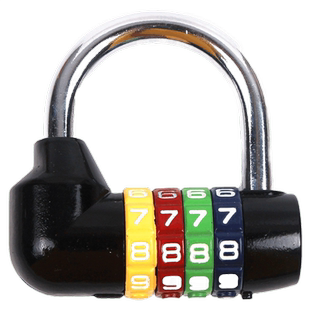 密码锁挂锁长梁加长梁杆密码锁橱柜柜子衣柜健身房长柄锁具