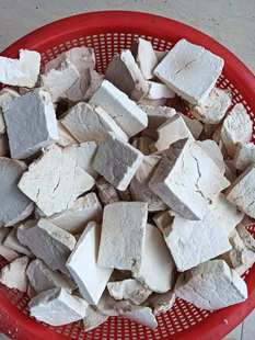 白茯苓广西茯苓中伏苓块湿茶药材片食用可打粉无硫无添加