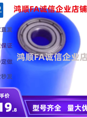 蓝色MC尼龙树脂滚轮RORMCS20/30/40/60/80-10/12-L15/20/30/40/50