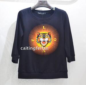 雅姿赏色/珊瑚花正品2018新款秋装圆领大码胖MM女装T恤61008
