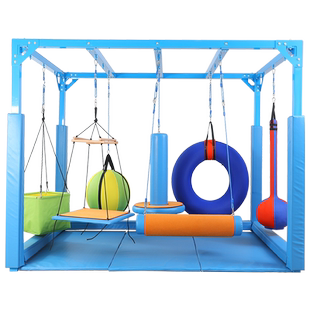 儿童体能训练早教悬吊秋千吊缆挂钩攀爬绳吊环前庭幼儿园感统器材