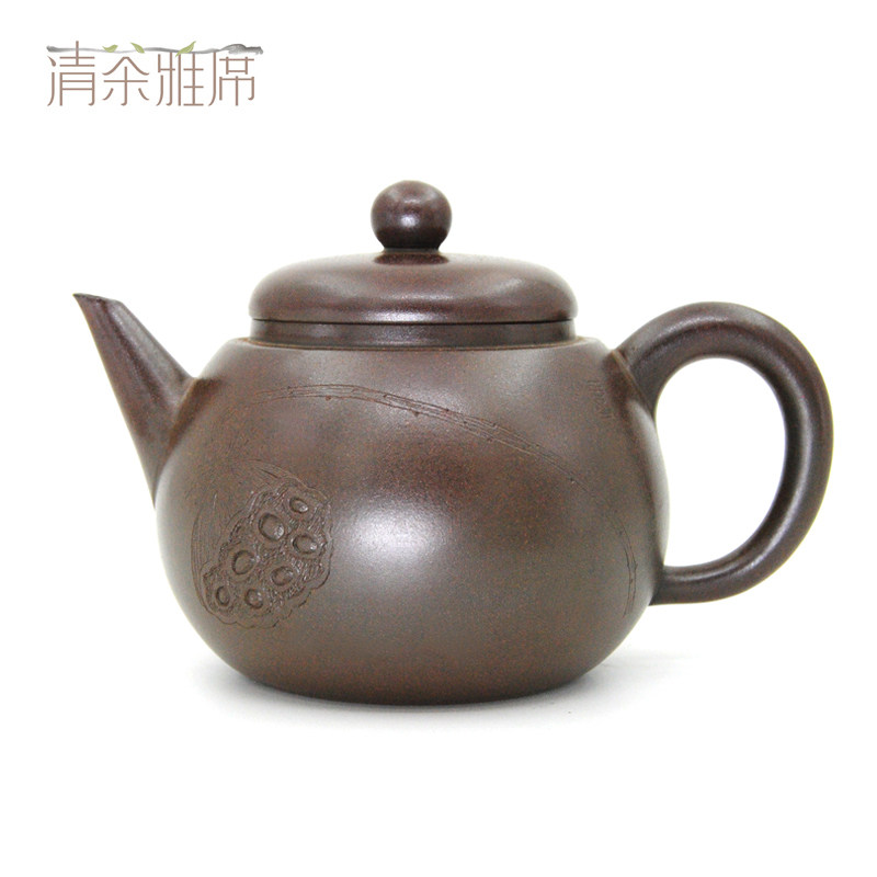 转行清货云南建水紫陶壶名家浪鬼全手工精品柴烧窑变水平壶茶具