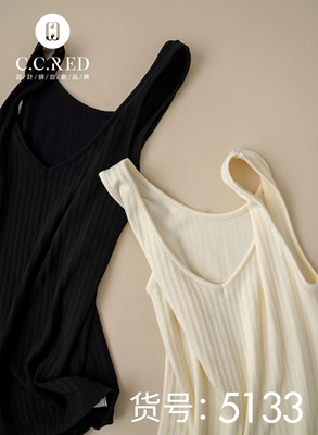 秋冬CCRED荷鹿伊辣妹背心毛圈女