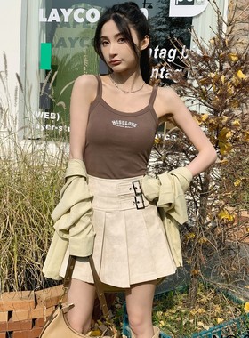 秘姝儿23720女士背心吊带薄款纯棉带罩杯免穿内衣夏季正品实体款