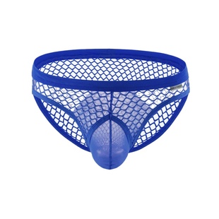 男士三角内裤BRAVE PERSON低腰性感网纱三角裤涤纶网眼镂空底裤