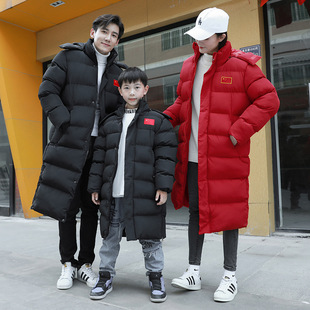 冬季棉袄服女中长款大衣冬过膝体育生运动员裁判教练训练服外套