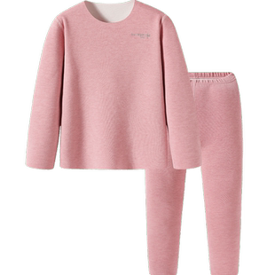 三枪儿童睡衣女童内衣套装加厚抑菌双面绒无痕秋冬家居服保暖内衣