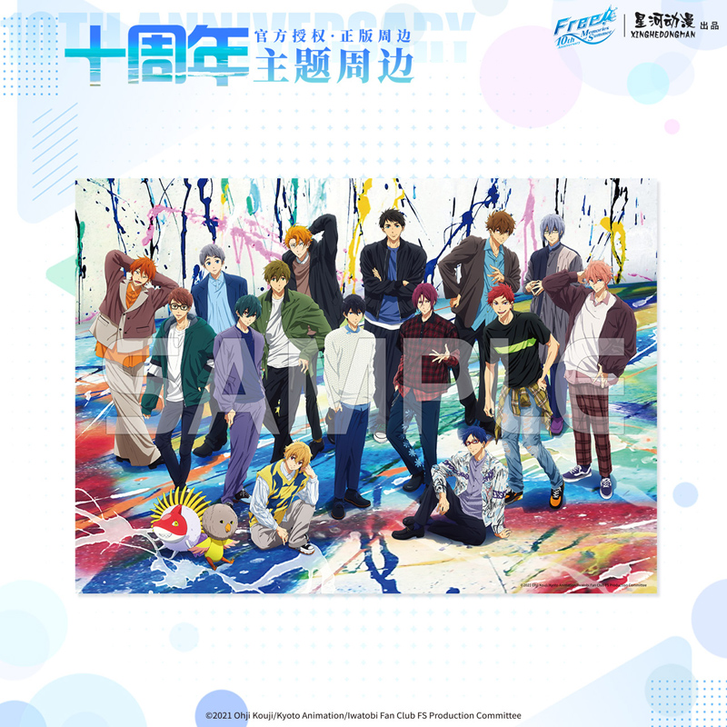 星河动漫十周年系列海报