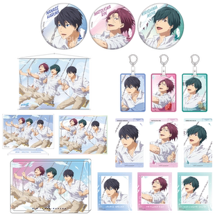 星河动漫 Free秋千系列七濑遥松冈凛冰箱贴立牌色纸挂件摆件 周边