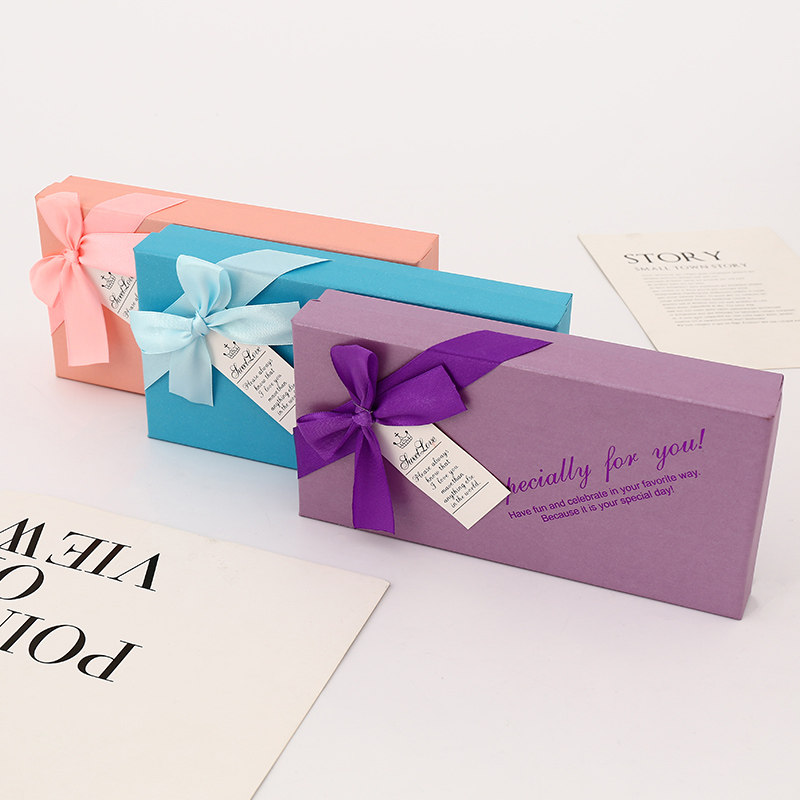 巧克力盒子包装盒圣诞节送礼盒子diy生巧18格长方形礼品精美定制