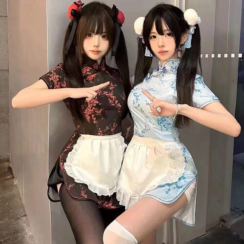 中华娘旗袍小厨娘女仆穹妹旗袍